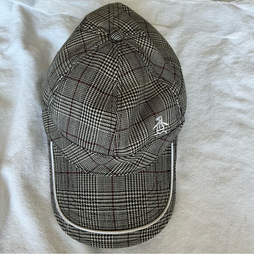 Original Penguin 100% wool Plaid Hat - Picture 2 of 8